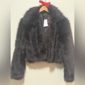 Faux Fur Black Jacket